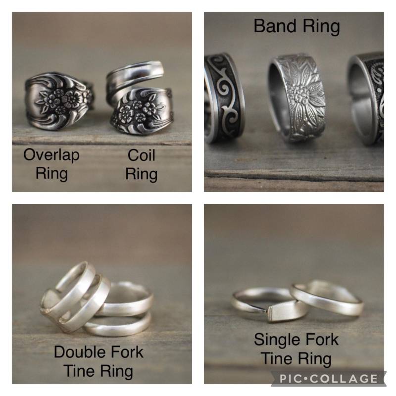 Erinnerungsschmuck Aus Ihrem Silberbesteck Benutzerdefinierte Personalisierte Geschenke Handgefertigt Persönlichen Bestecksets, Löffelring von DREMEWORKS
