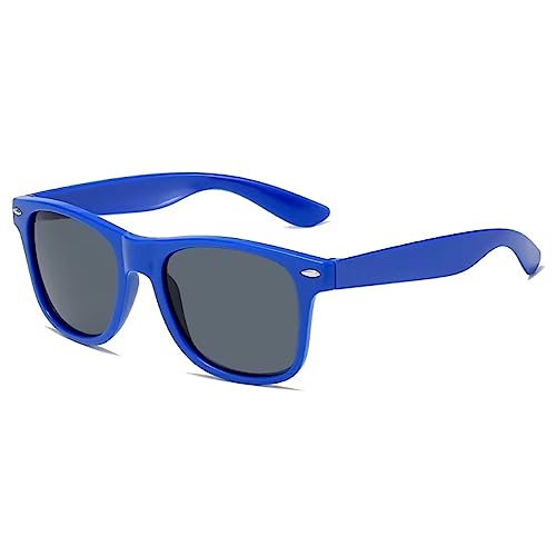 DRERIO Kinder-Sonnenbrille polarisierte Sonnenbrille für Kleinkinder Blau Navigator-Sonnenbrille UV-Schutz für Jungen, Mädchen, Babys, Kinder, polarisierte Brillen im Alter von 3–8 Jahren (Blau) von DRERIO