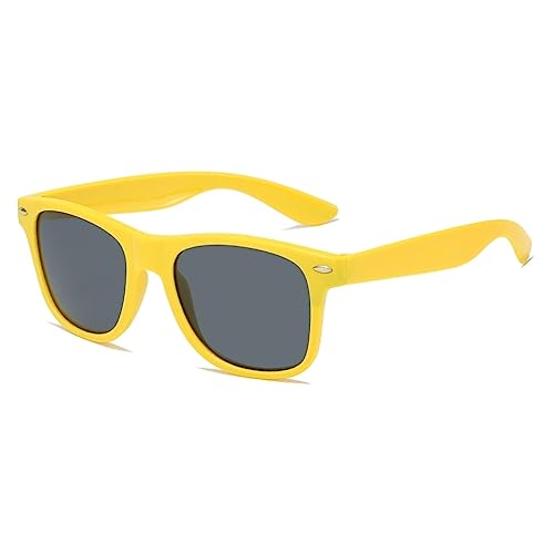 DRERIO Kinder-Sonnenbrille polarisierte Sonnenbrille für Kleinkinder Gelb Navigator-Sonnenbrille UV-Schutz für Jungen, Mädchen, Babys, Kinder, polarisierte Brillen im Alter von 3–8 Jahren (Gelb) von DRERIO