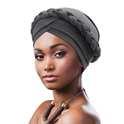 DRESHOW 1 Stück Afrikanischer Damen Turban Geflecht Kopfbedeckung Kopftücher Chemo Kappe Vorgebunden Beanie Mütze Kopfwickel Schlafmütze DRESHOW 1 Stück Afrikanischer Damen Turban Geflecht Kopfbedeckung Kopftücher Chemo Kappe Vorgebunden Beanie Mütze Kopfwickel Schlafmütze von DRESHOW