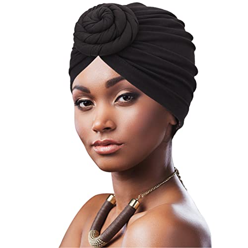 DRESHOW 1 Stück Afrikanischer Damen Turban Geflecht Kopfbedeckung Kopftücher Chemo Kappe Vorgebunden Beanie Mütze Kopfwickel Schlafmütze DRESHOW 1 Stück Afrikanischer Damen Turban Geflecht Kopfbedeckung Kopftücher Chemo Kappe Vorgebunden Beanie Mütze Kopfwickel Schlafmütze von DRESHOW