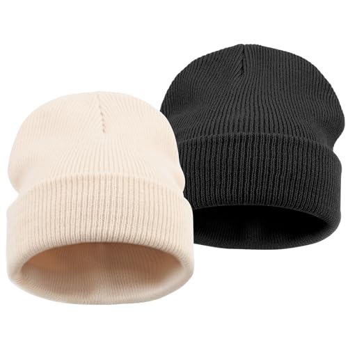 DRESHOW Kleinkind Beanie Kinder Wintermützen Kinder Weich Stricken Unisex-Mütze für Baby Jungen Mädchen Warm Mütze Mützen für 3-7 Jahre von DRESHOW