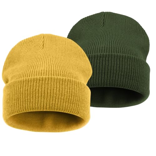 DRESHOW Kleinkind Beanie Kinder Wintermützen Kinder Weich Stricken Unisex-Mütze für Baby Jungen Mädchen Warm Mütze Mützen für 3-7 Jahre von DRESHOW