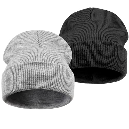 DRESHOW Kleinkind Beanie Kinder Wintermützen Kinder Weich Stricken Unisex-Mütze für Baby Jungen Mädchen Warm Mütze Mützen für 3-7 Jahre von DRESHOW
