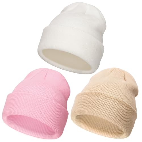 DRESHOW Kleinkind Beanie Kinder Wintermützen Kinder Weich Stricken Unisex-Mütze für Baby Jungen Mädchen Warm Mütze Mützen für 3-24 Monate von DRESHOW