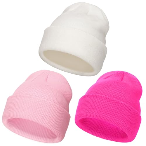 DRESHOW Kleinkind Beanie Kinder Wintermützen Kinder Weich Stricken Unisex-Mütze für Baby Jungen Mädchen Warm Mütze Mützen für 3-24 Monate von DRESHOW