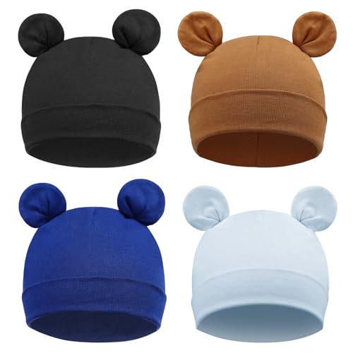 DRESHOW 4 Stücke Unisex Mütze Hut Junge Mütze Frühling Mützchen Kleinkind Wendemütze Jersey Slouch Beanie Bekleidung Unisex Infant Hut Kindergarten Mütze DRESHOW 4 Stücke Unisex Mütze Hut Junge Mütze Frühling Mützchen Kleinkind Wendemütze Jersey Slouch Beanie Bekleidung Unisex Infant Hut Kindergarten Mütze von DRESHOW