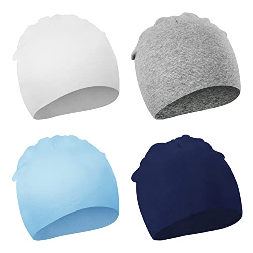 DRESHOW 4 Stücke Unisex Mütze Hut Junge Mütze Frühling Mützchen Kleinkind Wendemütze Jersey Slouch Beanie Bekleidung Unisex Infant Hut Kindergarten Mütze DRESHOW 4 Stücke Unisex Mütze Hut Junge Mütze Frühling Mützchen Kleinkind Wendemütze Jersey Slouch Beanie Bekleidung Unisex Infant Hut Kindergarten Mütze von DRESHOW