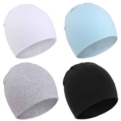 DRESHOW 4 Stücke Unisex Mütze Hut Junge Mütze Frühling Mützchen Kleinkind Wendemütze Jersey Slouch Beanie Bekleidung Unisex Infant Hut Kindergarten Mütze DRESHOW 4 Stücke Unisex Mütze Hut Junge Mütze Frühling Mützchen Kleinkind Wendemütze Jersey Slouch Beanie Bekleidung Unisex Infant Hut Kindergarten Mütze von DRESHOW