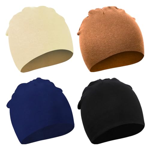 DRESHOW 4 Stücke Unisex Mütze Hut Junge Frühling Mützchen Kleinkind Wendemütze Jersey Slouch Beanie Bekleidung Infant Kindergarten DRESHOW 4 Stücke Unisex Mütze Hut Junge Frühling Mützchen Kleinkind Wendemütze Jersey Slouch Beanie Bekleidung Infant Kindergarten von DRESHOW