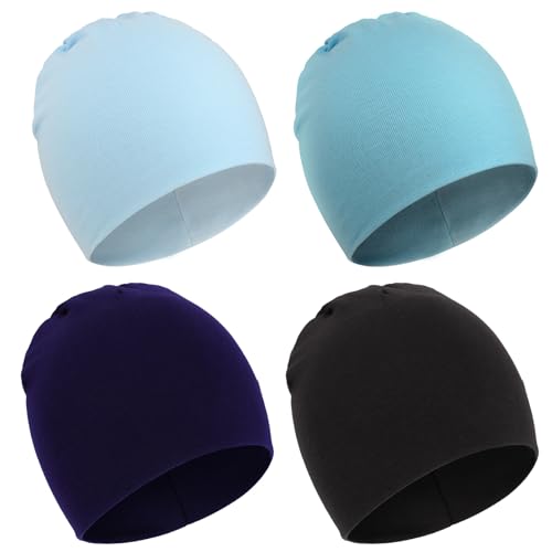 DRESHOW 4 Stücke Unisex Mütze Hut Junge Mütze Frühling Mützchen Kleinkind Wendemütze Jersey Slouch Beanie Bekleidung Unisex Infant Hut Kindergarten Mütze DRESHOW 4 Stücke Unisex Mütze Hut Junge Mütze Frühling Mützchen Kleinkind Wendemütze Jersey Slouch Beanie Bekleidung Unisex Infant Hut Kindergarten Mütze von DRESHOW