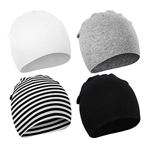DRESHOW 4 Stücke Unisex Mütze Hut Junge Mütze Frühling Mützchen Kleinkind Wendemütze Jersey Slouch Beanie Bekleidung Unisex Infant Hut Kindergarten Mütze DRESHOW 4 Stücke Unisex Mütze Hut Junge Mütze Frühling Mützchen Kleinkind Wendemütze Jersey Slouch Beanie Bekleidung Unisex Infant Hut Kindergarten Mütze von DRESHOW