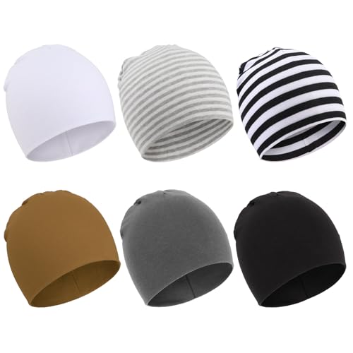DRESHOW 6 Stücke Unisex Mütze Hut Junge Mütze Frühling Mützchen Kleinkind Wendemütze Jersey Slouch Beanie Bekleidung Unisex Infant Hut Kindergarten Mütze DRESHOW 6 Stücke Unisex Mütze Hut Junge Mütze Frühling Mützchen Kleinkind Wendemütze Jersey Slouch Beanie Bekleidung Unisex Infant Hut Kindergarten Mütze von DRESHOW