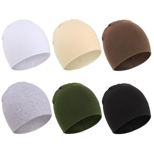 DRESHOW 6 Stücke Unisex Mütze Hut Junge Mütze Frühling Mützchen Kleinkind Wendemütze Jersey Slouch Beanie Bekleidung Unisex Infant Hut Kindergarten Mütze DRESHOW 6 Stücke Unisex Mütze Hut Junge Mütze Frühling Mützchen Kleinkind Wendemütze Jersey Slouch Beanie Bekleidung Unisex Infant Hut Kindergarten Mütze von DRESHOW