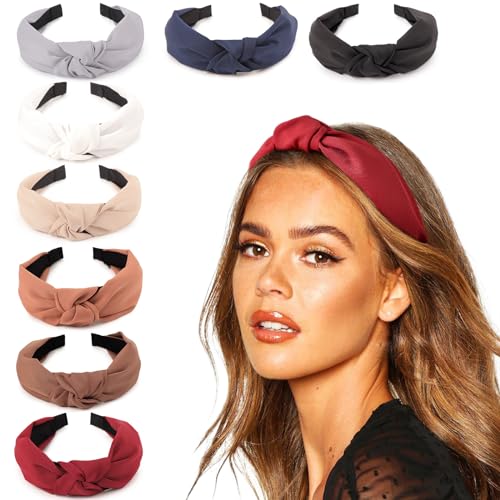 DRESHOW 8 Stück Damen Stirnband Kopfband Haarband Turban Elastische Kopf Wickeln Niedlich Haarschmuck für Mädchen DRESHOW 8 Stück Damen Stirnband Kopfband Haarband Turban Elastische Kopf Wickeln Niedlich Haarschmuck für Mädchen von DRESHOW