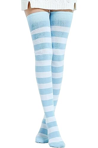 DRESHOW Damen Extra Lange Socken Überknie Lange Kniestrümpfe Overknee Strümpfe Retro Schüler Überknie Strick Socken DRESHOW Damen Extra Lange Socken Überknie Lange Kniestrümpfe Overknee Strümpfe Retro Schüler Überknie Strick Socken von DRESHOW