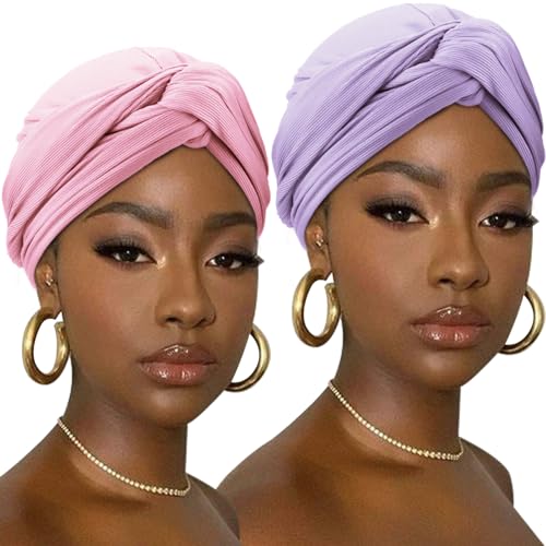 DRESHOW Haar Wrap für Damen Gerippte Weich Turban Stretch Jersey Kopftuch Atmungsaktiv Leichtgewicht Turban Einfarbig DRESHOW Haar Wrap für Damen Gerippte Weich Turban Stretch Jersey Kopftuch Atmungsaktiv Leichtgewicht Turban Einfarbig von DRESHOW