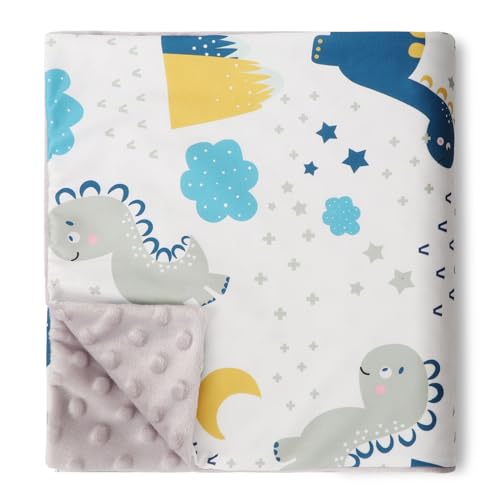 DRESHOW Kinder Babydecken 75x100cm Bio-Baumwolle Unisex Neugeborene dicke super weiche Schlafdecken für Kleinkinder Kinder Baby Mädchen Jungen Kinderzimmer Bettbezug Geschenke von DRESHOW