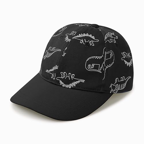 DRESHOW Kleinkind Baseball Mütze Baby Dinosaurier Gemusterte Mützen Unisex Baby Trucker Mützen Säugling Kleinkind Kindermützen für Jungen Mädchen von DRESHOW