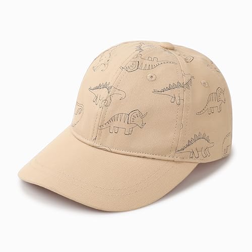 DRESHOW Kleinkind Baseball Mütze Baby Dinosaurier Gemusterte Mützen Unisex Baby Trucker Mützen Säugling Kleinkind Kindermützen für Jungen Mädchen von DRESHOW