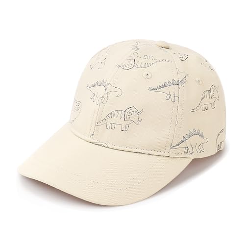 DRESHOW Kleinkind Baseball Mütze Baby Dinosaurier Gemusterte Mützen Unisex Baby Trucker Mützen Säugling Kleinkind Kindermützen für Jungen Mädchen von DRESHOW