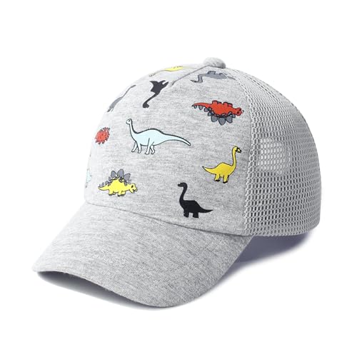 DRESHOW Kleinkind Baseball Mütze Baby Dinosaurier gemusterte Mützen Unisex Baby Trucker Mützen Säugling Kleinkind Kindermützen für Jungen Mädchen von DRESHOW