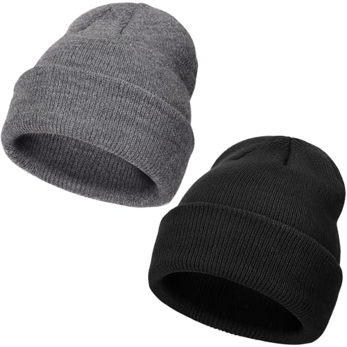 DRESHOW Kleinkind Beanie Kinder Wintermützen Kinder Weich Stricken Unisex-Mütze für Baby Jungen Mädchen Warm Mütze Mützen für 2-6 Jahre von DRESHOW