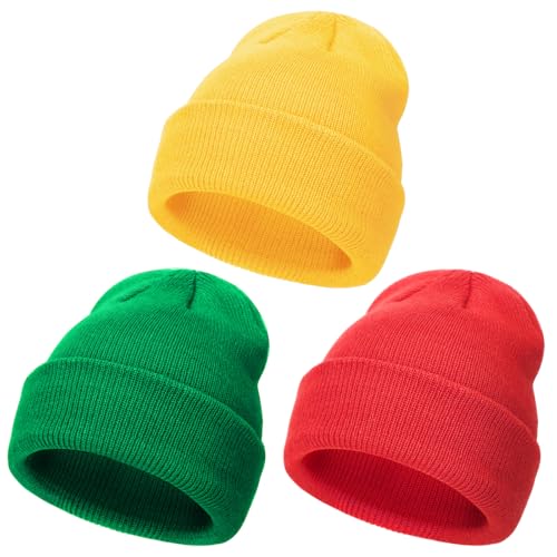 DRESHOW Kleinkind Beanie Kinder Wintermützen Kinder Weich Stricken Unisex-Mütze für Baby Jungen Mädchen Warm Mütze Mützen für 2-6 Jahre von DRESHOW