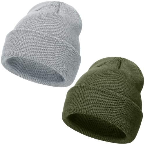 DRESHOW Kleinkind Beanie Kinder Wintermützen Kinder Weich Stricken Unisex-Mütze für Baby Jungen Mädchen Warm Mütze Mützen für 3-24 Monate von DRESHOW