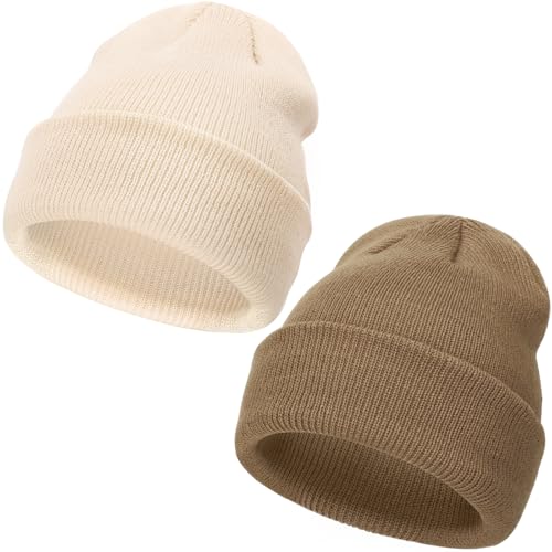 DRESHOW Kleinkind Beanie Kinder Wintermützen Kinder Weich Stricken Unisex-Mütze für Baby Jungen Mädchen Warm Mütze Mützen für 3-24 Monate von DRESHOW