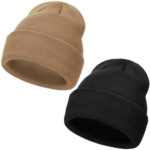 DRESHOW Kleinkind Beanie Kinder Wintermützen Kinder Weich Stricken Unisex-Mütze für Baby Jungen Mädchen Warm Mütze Mützen für 3-24 Monate von DRESHOW