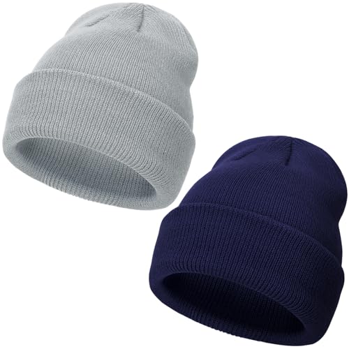 DRESHOW Kleinkind Beanie Kinder Wintermützen Kinder Weich Stricken Unisex-Mütze für Baby Jungen Mädchen Warm Mütze Mützen für 3-24 Monate von DRESHOW