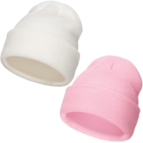 DRESHOW Kleinkind Beanie Kinder Wintermützen Kinder Weich Stricken Unisex-Mütze für Baby Jungen Mädchen Warm Mütze Mützen für 3-24 Monate von DRESHOW