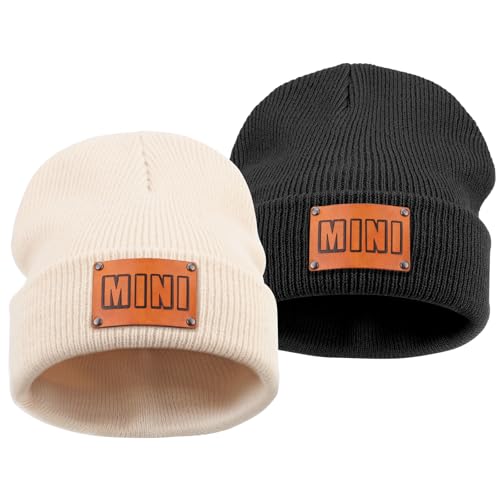 DRESHOW Kleinkind Beanie Kinder Wintermützen Kinder Weich Stricken Unisex-Mütze für Baby Jungen Mädchen Warm Mütze Mützen für 6-36 Monate von DRESHOW