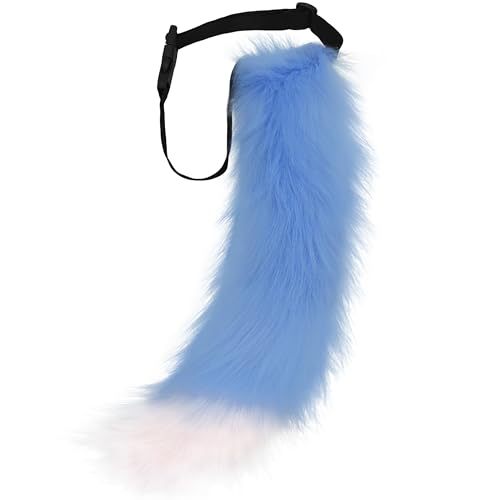 DRESHOW Kunstpelz Fuchspelzschwanz Cosplay Kostüm Party Halloween Weihnachten Flauschiger Katzenschwanz für Damen DRESHOW Kunstpelz Fuchspelzschwanz Cosplay Kostüm Party Halloween Weihnachten Flauschiger Katzenschwanz für Damen von DRESHOW