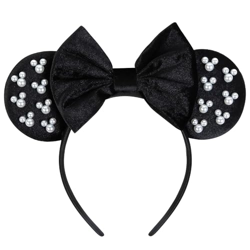 DRESHOW Mausohren Schleife Stirnbänder Glitzer Party Dekoration Cosplay Kostüm für Mädchen & Damen DRESHOW Mausohren Schleife Stirnbänder Glitzer Party Dekoration Cosplay Kostüm für Mädchen & Damen von DRESHOW