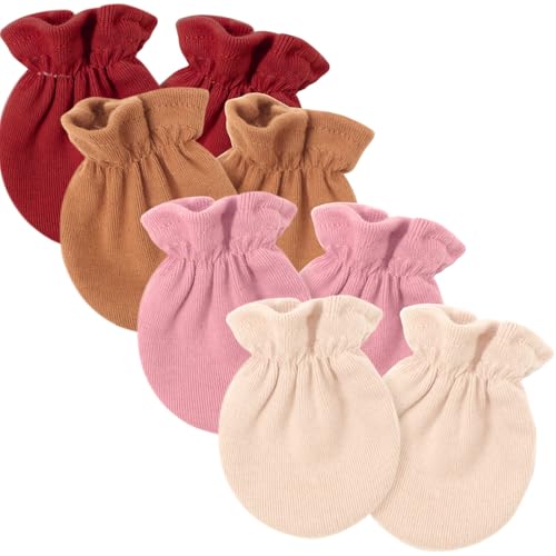 DRESHOW Neugeborenes Baby Fäustlinge Kleinkind Handschuhe Keine Kratzer Fäustlinge Baumwolle Handschuhe für 0-6 Monate von DRESHOW