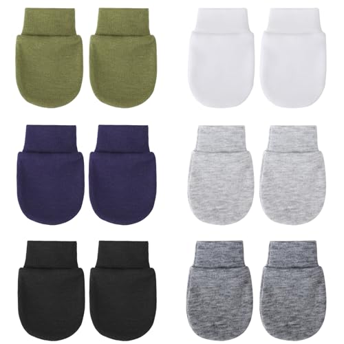 DRESHOW Neugeborenes Baby Fäustlinge Kleinkind Handschuhe Keine Kratzer Fäustlinge Handschuhe für 0-6 Monate von DRESHOW