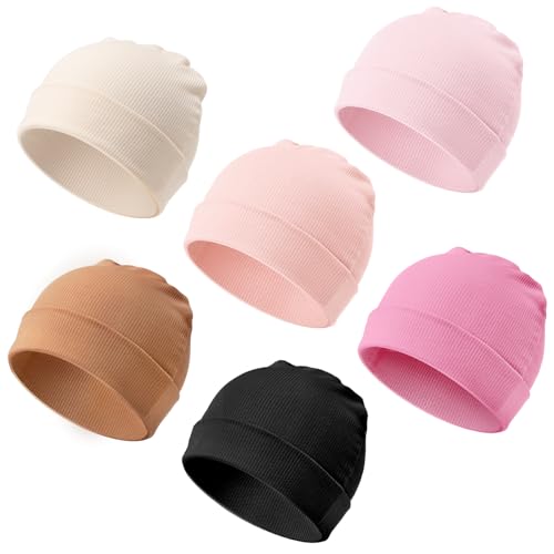 DRESHOW Neugeborenes Baby Mütze Hut Beanie Bekleidung Unisex Infant Hut Kindergarten Mütze Baby Jungen Mädchen 0-3 Monate von DRESHOW