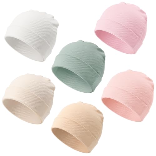 DRESHOW Neugeborenes Baby Mütze Hut Beanie Bekleidung Unisex Infant Hut Kindergarten Mütze Baby Jungen Mädchen 3-24 Monate von DRESHOW