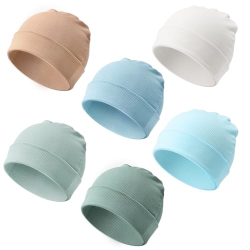 DRESHOW Neugeborenes Baby Mütze Hut Beanie Bekleidung Unisex Infant Hut Kindergarten Mütze Baby Jungen Mädchen 3-24 Monate von DRESHOW