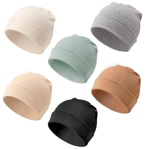 DRESHOW Neugeborenes Baby Mütze Hut Beanie Bekleidung Unisex Infant Hut Kindergarten Mütze Baby Jungen Mädchen 3-24 Monate von DRESHOW