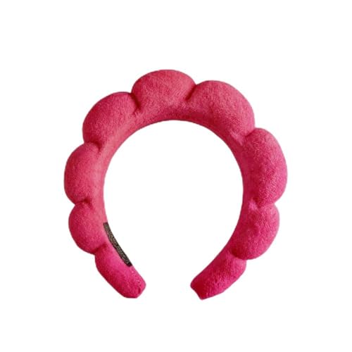 DRESHOW Spa-Stirnband für Damen Schwamm-Stirnband zum Waschen des Gesichts Wolken weiches Frottee-Stirnband für Makeup und Hautpflege von DRESHOW