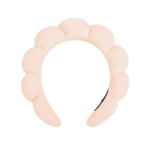 DRESHOW Spa-Stirnband für Damen Schwamm-Stirnband zum Waschen des Gesichts Wolken weiches Frottee-Stirnband für Makeup und Hautpflege von DRESHOW