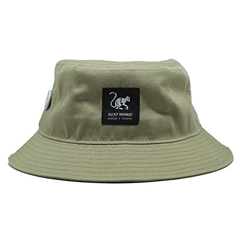 DRESSED IN MUSIC PLAY WITH ME Recycled Bucket Repreve® Fischerhut, Unisex, Erwachsene Surf Monkey®, Kaki, One size von Surf Monkey