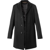 DRESSLER Herren Mantel Grau Kaschmir unifarben von DRESSLER