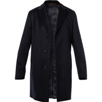 DRESSLER Herren Mantel blau Kaschmir unifarben von DRESSLER