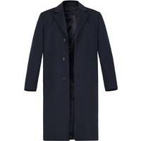 DRESSLER Herren Mantel schwarz unifarben von DRESSLER