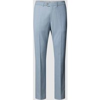 Eduard Dressler Straight Fit Anzughose aus Schurwolle Modell 'Janis' in Bleu, Größe 56 von Eduard Dressler