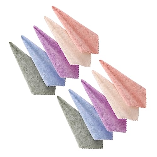 10St Gesichtswaschtuch Waschlappen zum Waschen des Gesichts Gesichtswaschlappen Küchenlappen Reisehandtuch Mehlsack Handtuch waschbare handwaschlappen handtücher Gesichtstuch DRESSOOS von DRESSOOS